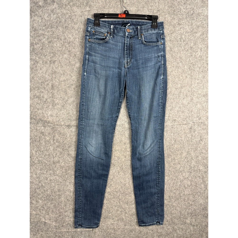 Mother Jeans Women's 27 (28 x 30) High Waisted Looker Stretch Skinny
